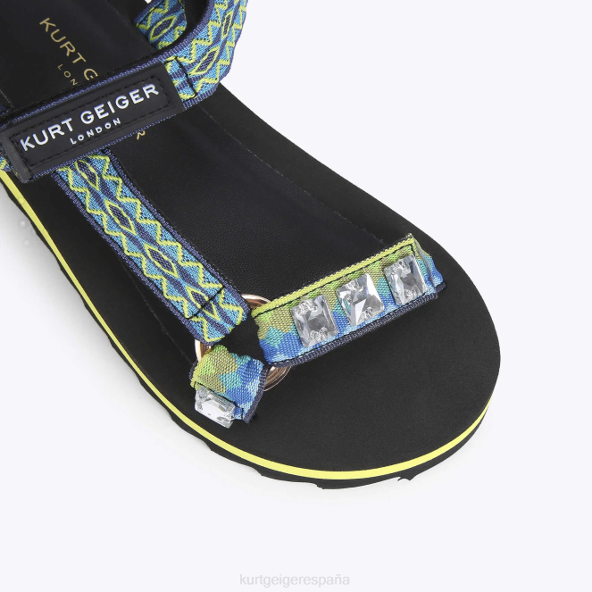 Kurt Geiger niños londres niños mini olivia 2LPR488 | calzados verde